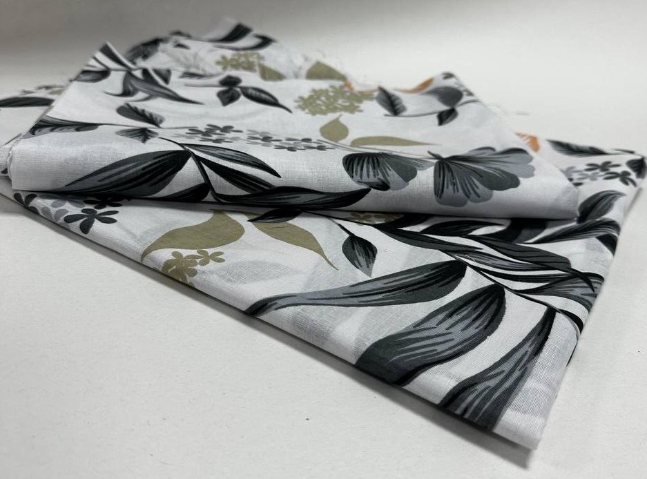 Наволочка VVTEXTILE 60х60 см, бязь набивна, 145 г/м2, кольоровий малюнок